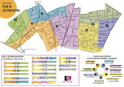 Plan de sectorisation scolaire